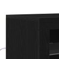 vidaXL LED komoda Čierna 41 x 37 x 100 cm Kompozitné drevo