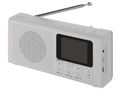 Rádio EMOS P-600W /E0091/ biely, DAB+/FM, 3 W, Bluetooth, USB vstup