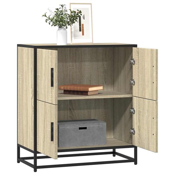 vidaXL Komoda dub sonoma 68x35x76 cm kompozitné drevo
