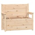vidaXL Lavička 112,5x51,5x96,5 cm masívne borovicové drevo