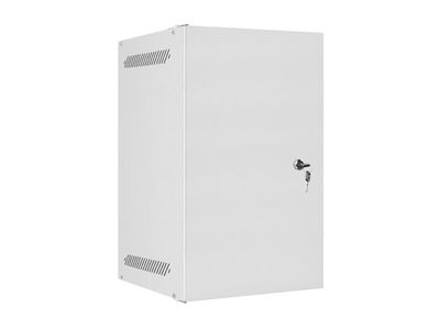 Lanberg racková skriňa 10'' pro montáž na stenu 9u/280x310 pro vlastnú montáž s kovovými dverami šedá