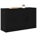 vidaXL Servírovacia skriňa Čierny dub 100 x 33 x 59,5 cm