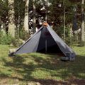 vidaXL Rodinný stan tipi 7 osôb sivo-oranžový vodeodolný