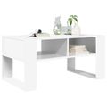 vidaXL Konferenčný stolík Biela 92 x 53 x 45 cm Kompozitné drevo