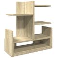 vidaXL Organizér na stôl, dub sonoma 49x20x52,5 cm, kompozitné drevo