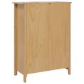 vidaXL Skrinka na víno HILL Medová hnedá 79.5 x 40 x 107.5 cm