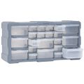 vidaXL Organizér s 22 zásuvkami 49x16x25,5 cm