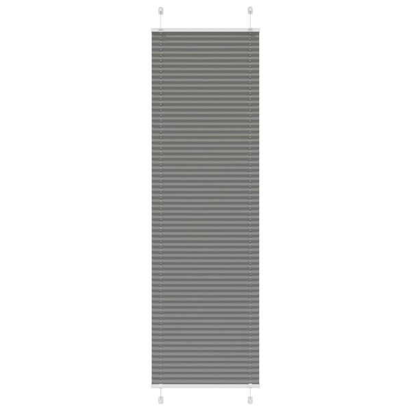 vidaXL plisovaná roleta antracitová 60x200 cm Šírka látky 59,4 cm