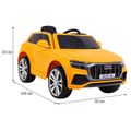 JiaJia Elektrické autíčko Audi Q8 oranžová