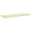 vidaXL Vankúš na lavičku SOEST 100% polyester Krémová 140 x 50 x 5 cm