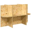 vidaXL Terárium Hnedá 80 x 40 x 90 cm OSB