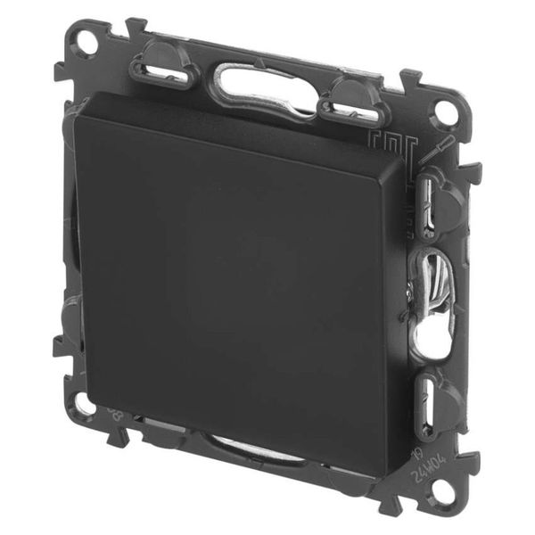 Legrand Valena Life ovladač tlačítka zapínacie 1/0, čierna
