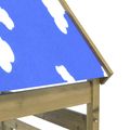 vidaXL Herná veža Hnedá 52,5 x 85 x 265 cm Masívne impregnované drevo