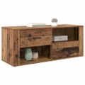 vidaXL TV skrinka 100 x 35 x 40 cm Staré drevo Kompozitné drevo