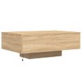 vidaXL konferenčný stolík s LED osvetlením dub sonoma 85x55x31 cm