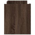 vidaXL TV skrinka hnedý dub 100x35x40 cm spracované drevo