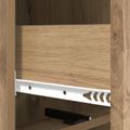 vidaXL Zásuvkový kabinet 33 x 34,5 x 92 cm Kompozitné drevo