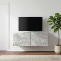 vidaXL Nástenná TV skrinka 59,5 x 41 x 30 cm Betónovo sivá