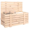 vidaXL Úložný box 91x40,5x42 cm masívna borovica
