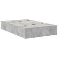 vidaXL Rám postele s úložným prostorem Betónová šedá 120 x 200 cm