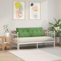 vidaXL Poduška na chrbát Svetlo zelená 140 x 50 cm Kordúrová tkanina