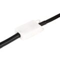 vidaXL Industriálna závesná lampa 25 W biela 40 cm okrúhla E27