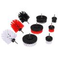 Sada kartáčov na vrtačku pre čistenie auta CAR DETAILING DRILL BRUSH 9, 9 ks SIXTOL
