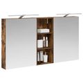 vidaXL Set kabinetov do kúpeľne 3 ks 130 x 14,5 x 70 cm