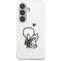 Karl Lagerfeld puzdro IML Karl&Choupette MagSafe pre Samsung Galaxy S26 transparentné