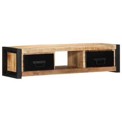 VidaXL TV skrinka 100x30x25 cm Masívne hrubé drevo Mango