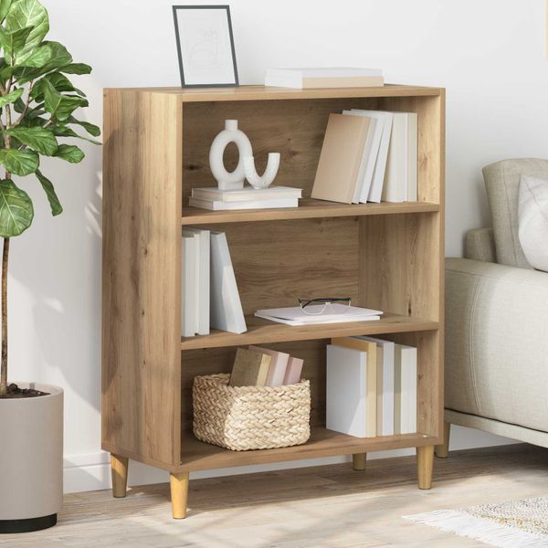 vidaXL Servírovacia skriňa Remeselný dub 69,5 x 32,5 x 90 cm