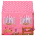 vidaXL Detský stan na hranie s 250 loptičkami ružový 69x94x104 cm