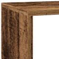 vidaXL Knižnica 3-posch. staré drevo 137,5x29x103,5 cm kompozit. drevo