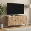 vidaXL TV skrinka 99 x 34,5 x 50 cm Dub artisan Kompozitné drevo