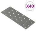 vidaXL Dierované plechy 40 ks 2 mm 160x60 mm pozinkovaná oceľ