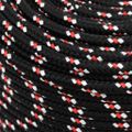 vidaXL Lodné lano čierne 10 mm 25 m polypropylén