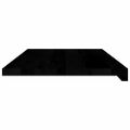 vidaXL Okenný parapet 2 ks hnedočierná 70x40x2 cm dubový masív