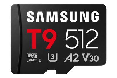 Samsung T9/Micro SDXC/512GB/UHS-I U3 / Class 10/+ Adaptér/Čierna