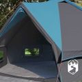 vidaXL Teepee Stan pre 4 Osoby 4 osoba Modrá a šedá