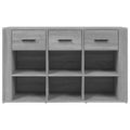 vidaXL Komoda sivá sonoma 100x30x59,5 cm spracované drevo