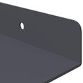 vidaXL Závesná polica 4 ks Antracit 80 x 9 x 2,5 cm Oceľ