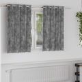 vidaXL Sametové závesy 2 ks Sivá 140 x 140 cm Zamat