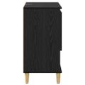 vidaXL Komody 2 ks Čierny dub 60 x 35 x 70 cm Kompozitné drevo