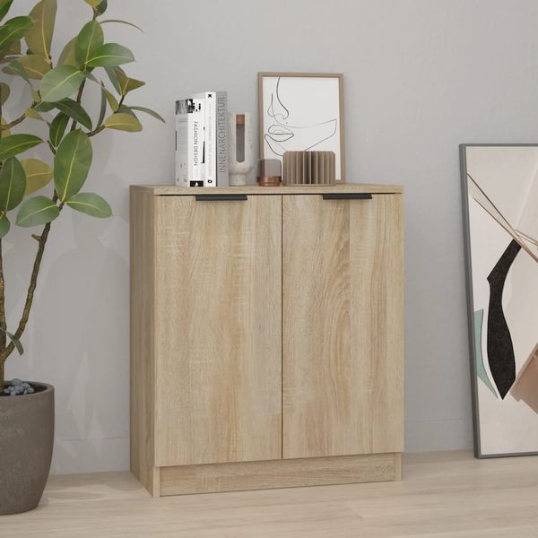 vidaXL Komoda dub sonoma 60x30x70 cm spracované drevo
