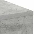 vidaXL Stôl Betónová šedá 100 x 40 x 75 cm Kompozitné drevo