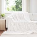 vidaXL Deka Biela 240 x 220 cm 1.37 kg Flís