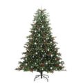 vidaXL Umelý vianočný stromček Zelená 240 cm PVC, kov a plast