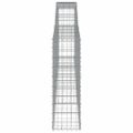 vidaXL Oblúkové gabiónové koše 8ks 400x30x100/120cm pozinkované železo
