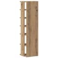 vidaXL Skrinky na topánky 2 ks dub artisan 28x27x102 cm kompoz. drevo