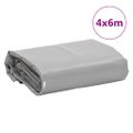 vidaXL Celta, sivá 4x6 m 650 g/m²